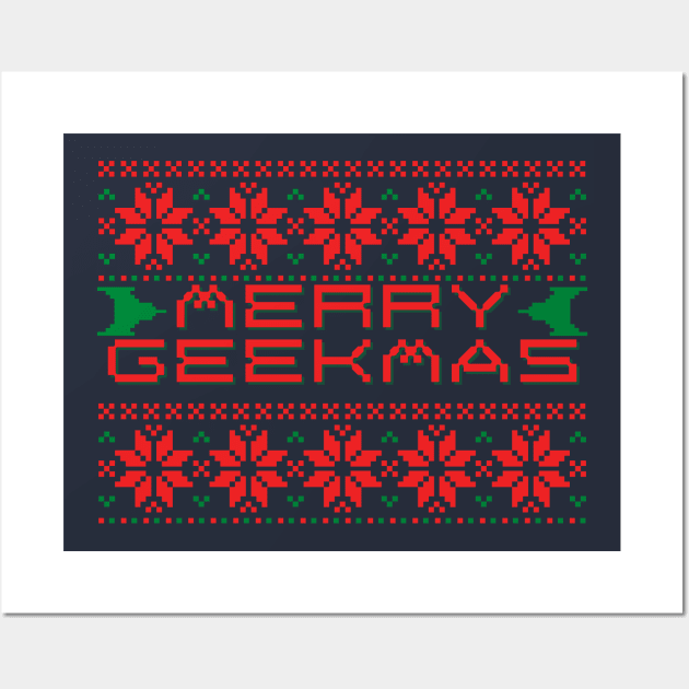 Merry Christmas, Nerd Wall Art by Mountain Dewclaw